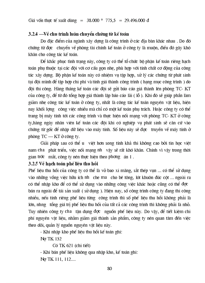 image for page Tổ chức công tác kế Tổ chức công tác kế toán vật liệu và phân tích tình hình quản lý sử dụng vật liệu tại công ty cổ phần xây dựng CTGT 118