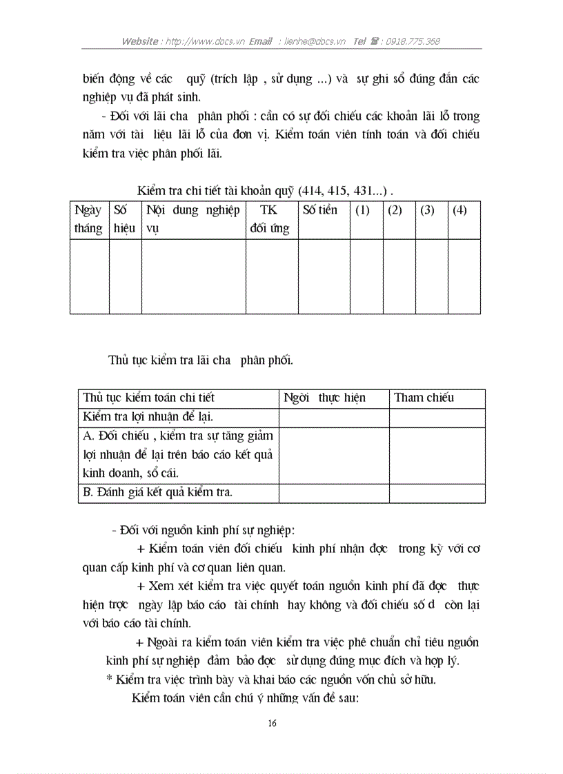 image for page Kiểm toán chu trình huy động vốn hoàn trả