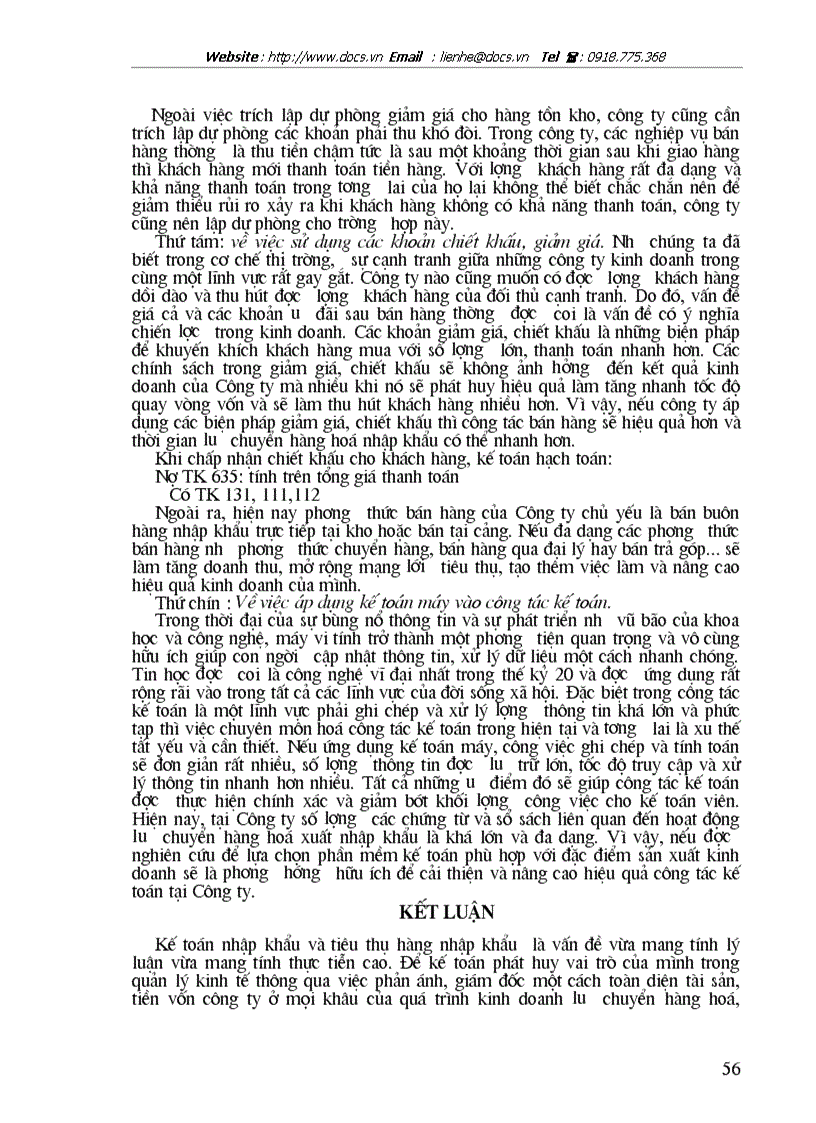 image for page Hạch toán nghiệp vụ nhập khẩu và lưu chuyển hàng nhập khẩu tại Công ty Thương Mại Xuất Nhập Khẩu Hà Nội