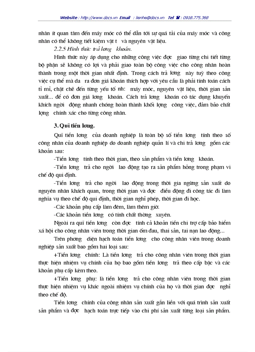 image for page Kế toán tiền lương và các khoản trích theo lương theo lương tại Công ty Cao su Hà Nội