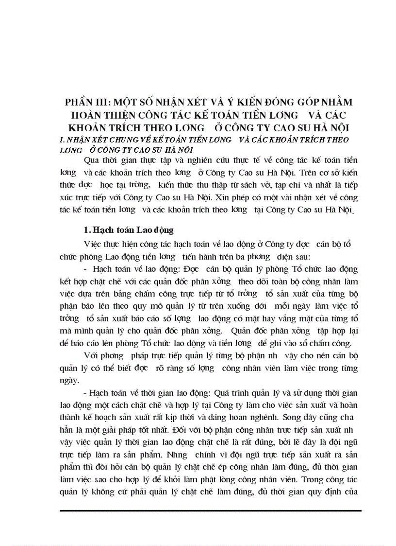 image for page Kế toán tiền lương và các khoản trích theo lương theo lương tại Công ty Cao su Hà Nội