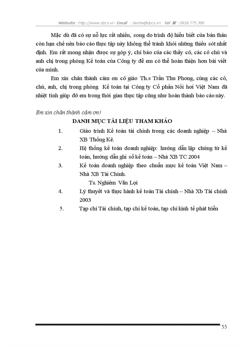 image for page Kế toán nguyên vật liệu ở Công ty Cổ phần Nồi hơi Việt Nam