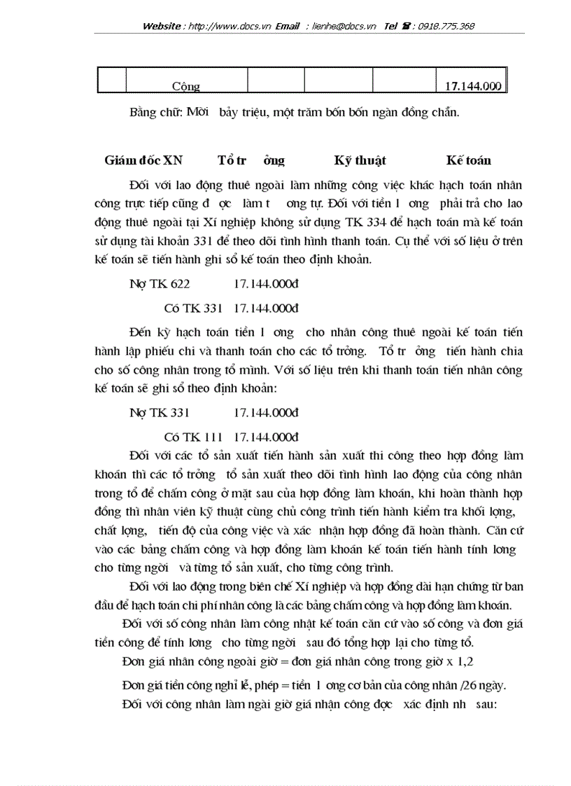 image for page Tổ chức hạch toán chi phí sản xuất và tính giá thành sản phẩm xây lắp tại Xí nghiệp 29 Công ty xây dựng 319 Bộ quốc phòng