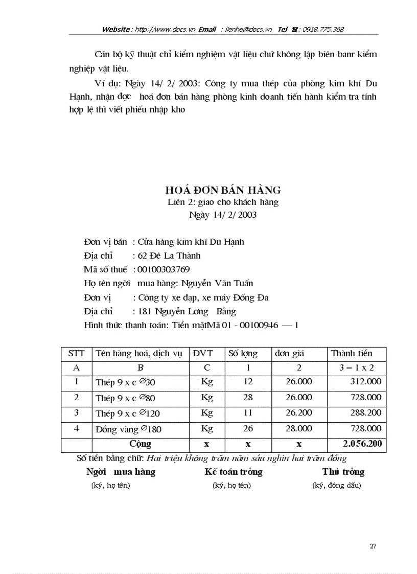 image for page Hoàn thiện kế toán nguyên vật liệu tại Công ty xe dập xe máy Đống Đa Hà Nội