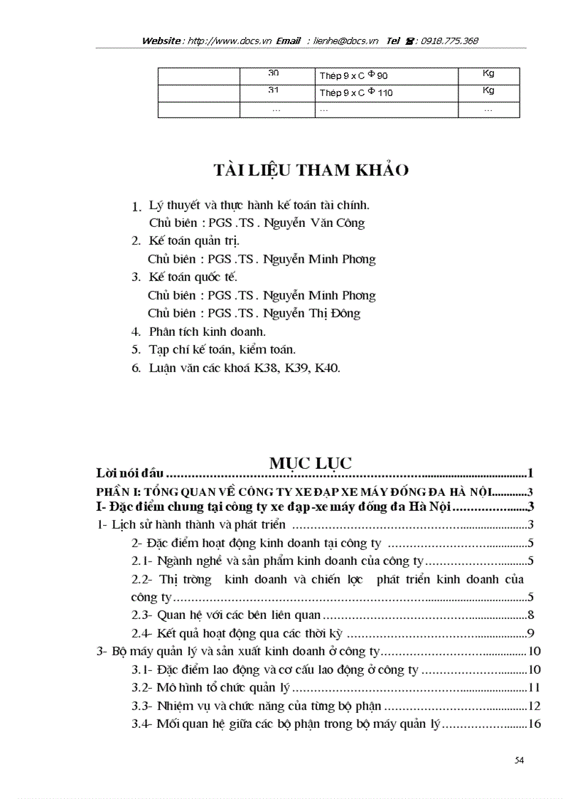image for page Hoàn thiện kế toán nguyên vật liệu tại Công ty xe dập xe máy Đống Đa Hà Nội