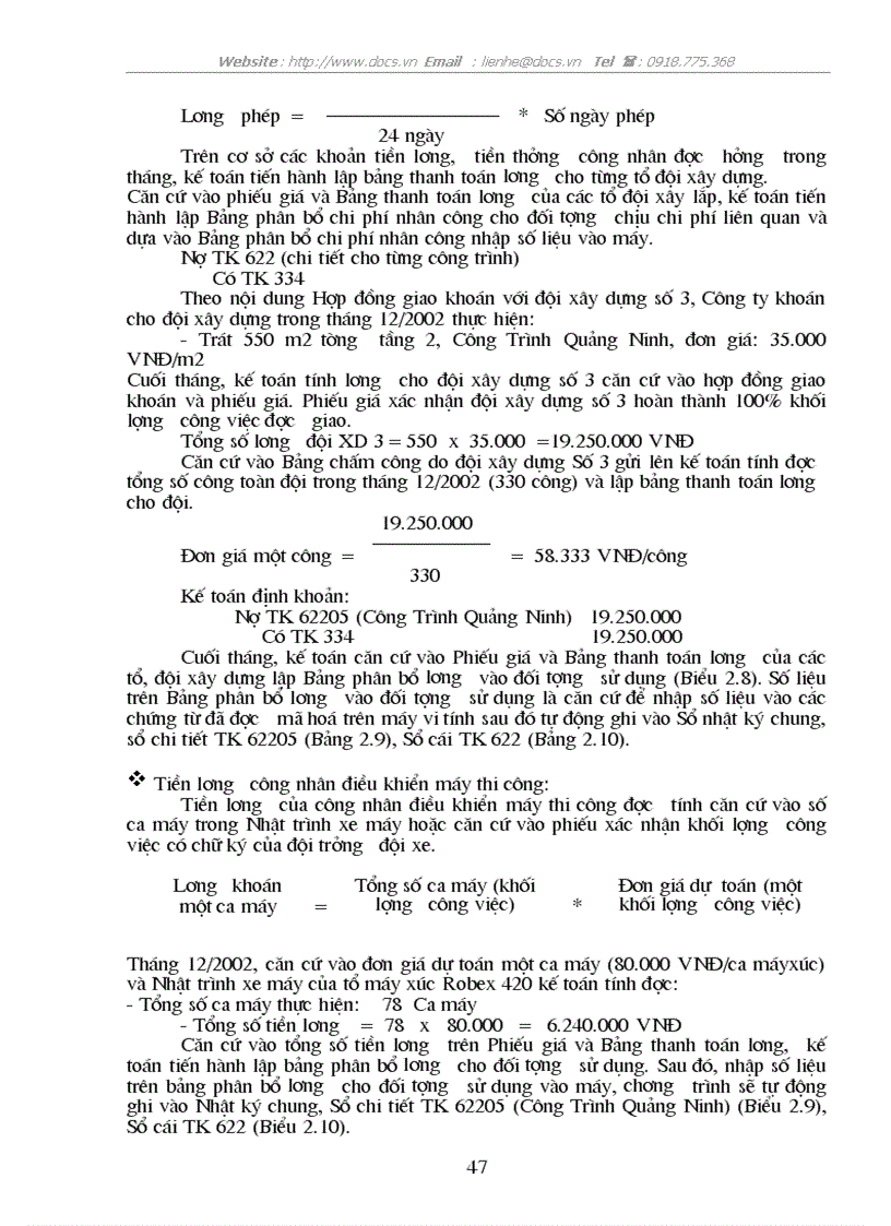 image for page Kế toán tập hợp chi phí sản xuất và tính giá thành sản phẩm xây lắp tại Công ty Cổ phần Thương mại và xây dựng Hoàng Vương