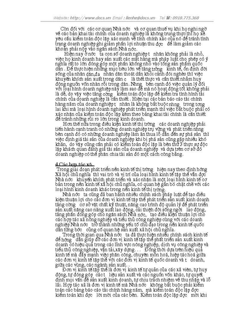 image for page Vai trò kiểm toán độc lập đối với các DN thuộc các thành phần kinh tế trong nền KTQD