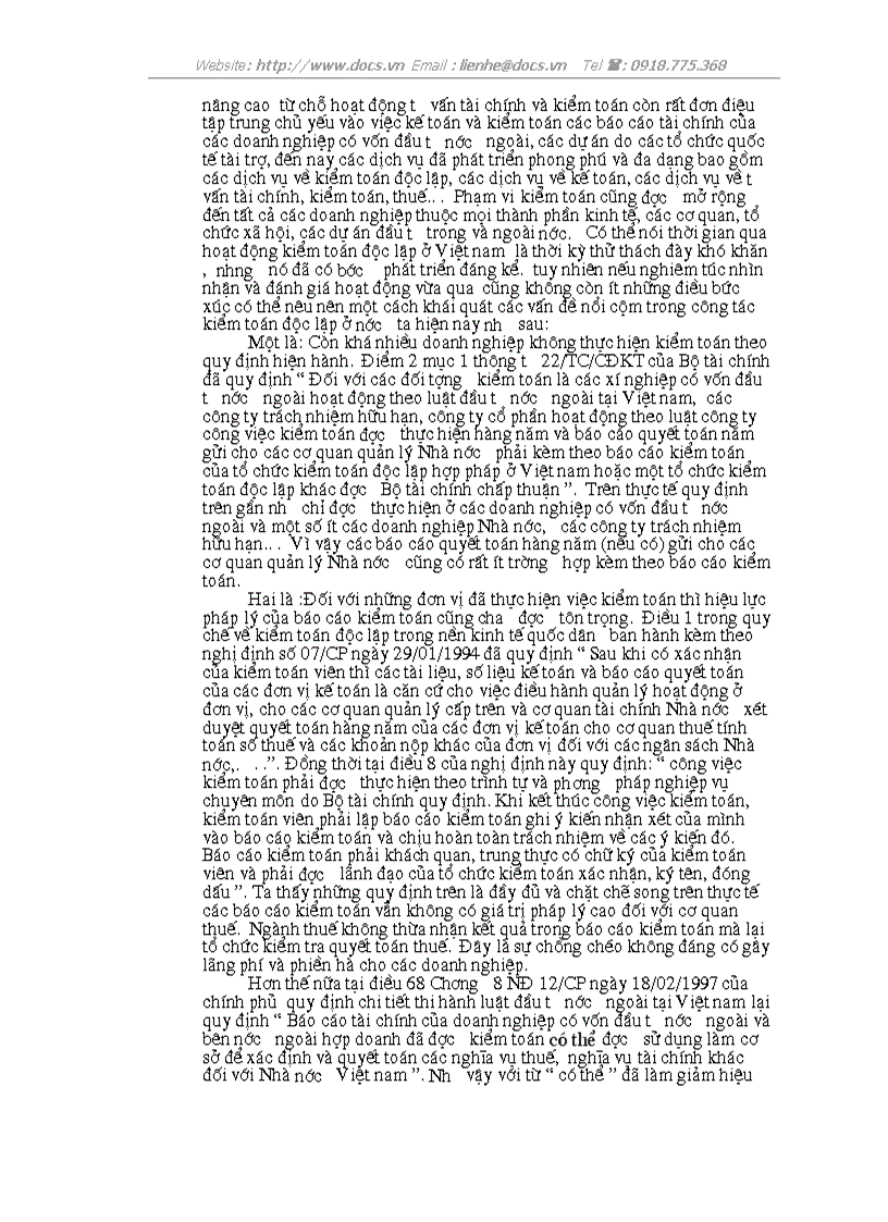 image for page Vai trò kiểm toán độc lập đối với các DN thuộc các thành phần kinh tế trong nền KTQD