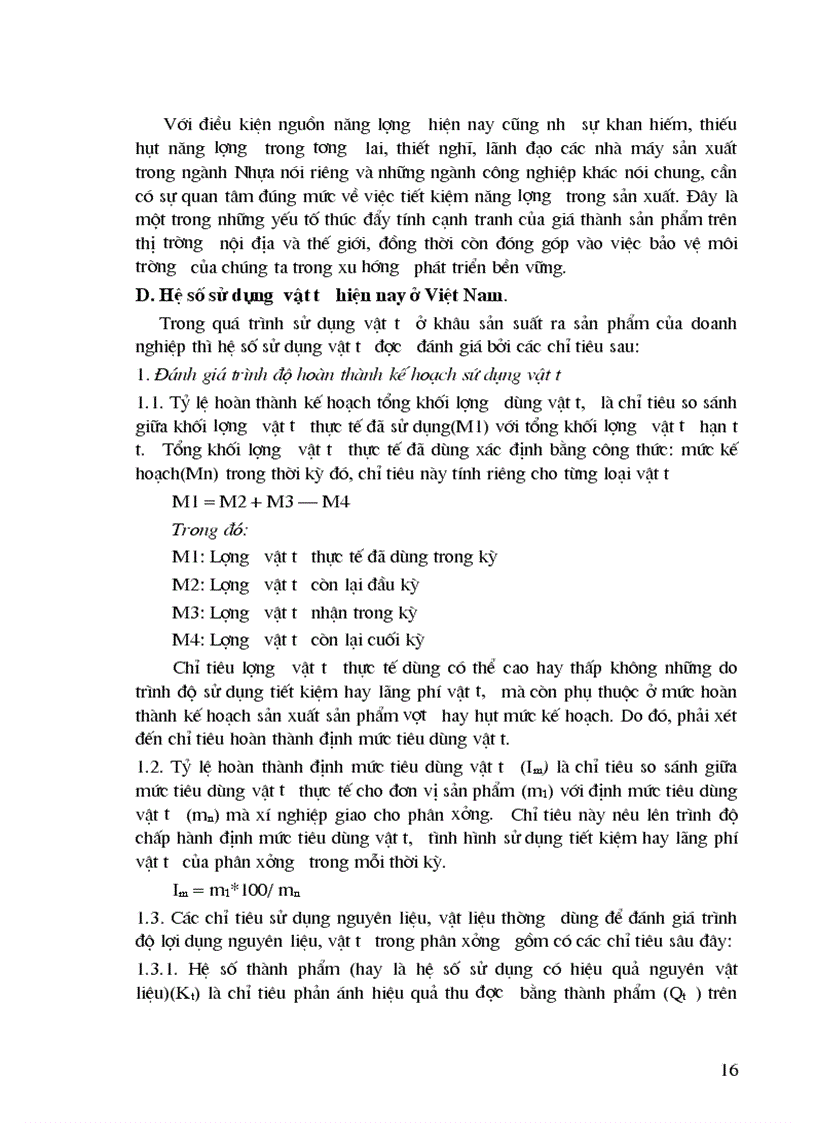 image for page Thực trạng tiết kiệm vật tư trong hoạt động SXKD của doanh nghiệp