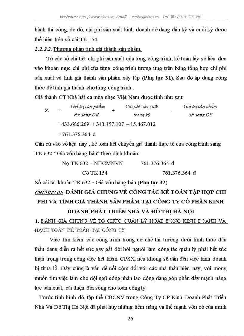 image for page Kế toán tập hợp chi phí sản xuất và tính giá thành sản phẩm tại Công Ty CP Kinh Doanh Phát triển Nhà Và Đô Thị Hà Nội trực thuộc Tổng công ty Đầu tư