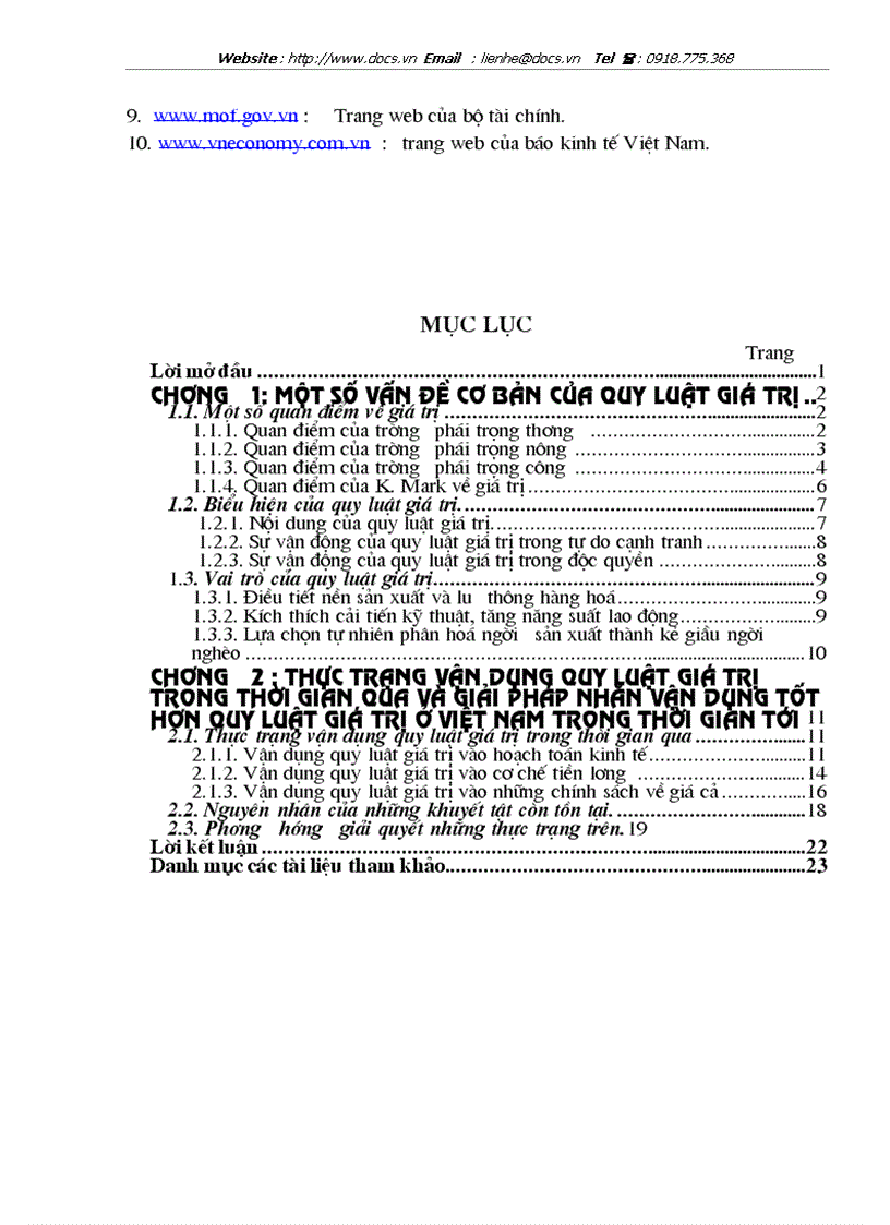 image for page Quy luật giá trị và vai trò của QLGT trong nền kinh tế thị trường ở nước ta