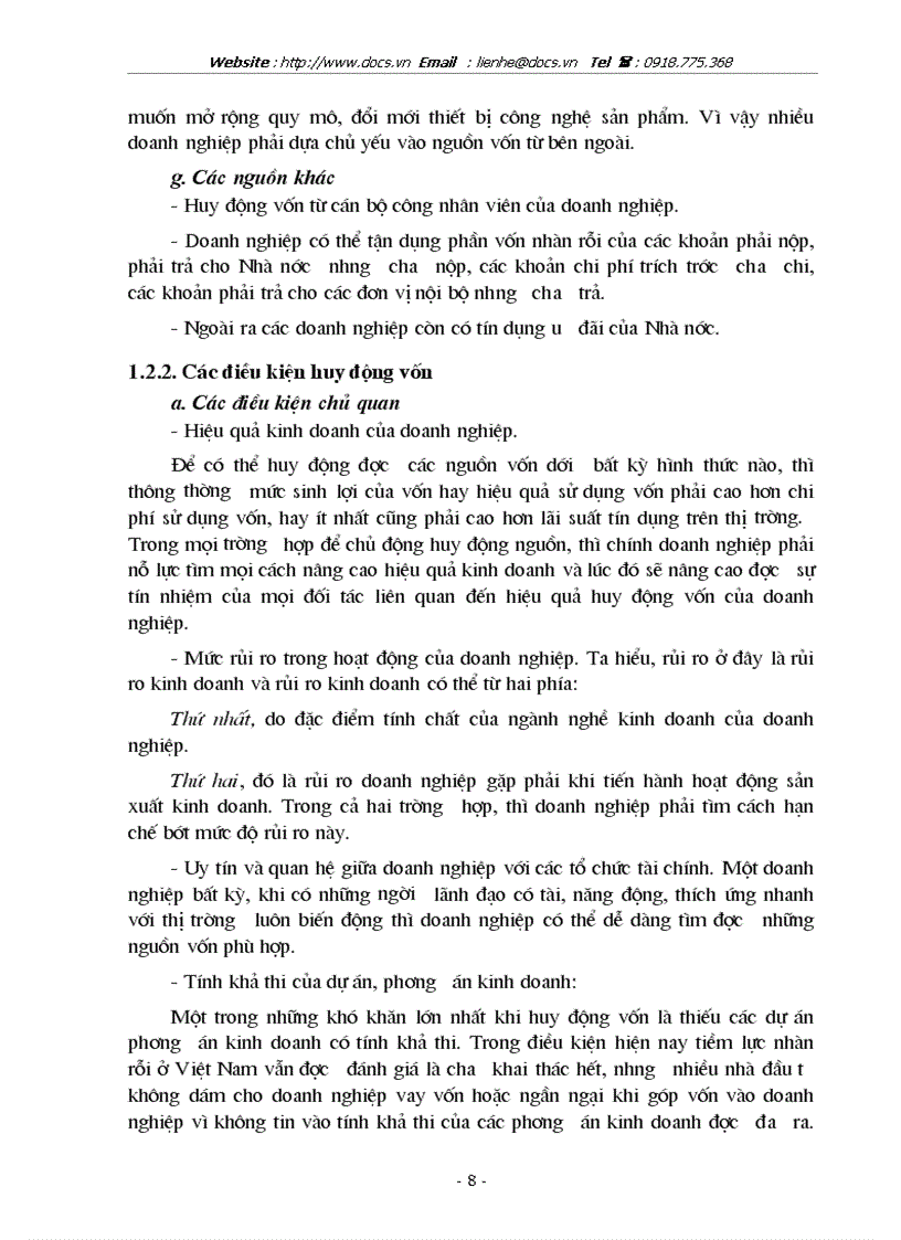 image for page Huy động vốn cho sản xuất kinh doanh ở xí nghiệp xây lắp điện công ty điện lực I