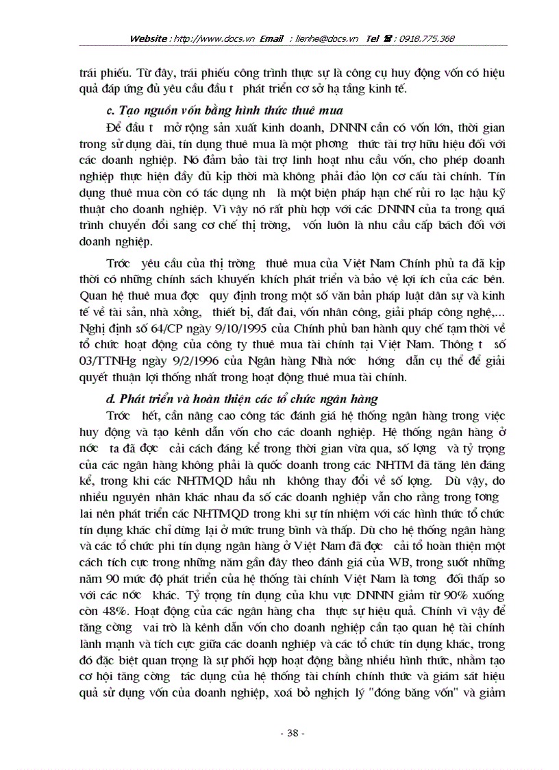 image for page Huy động vốn cho sản xuất kinh doanh ở xí nghiệp xây lắp điện công ty điện lực I