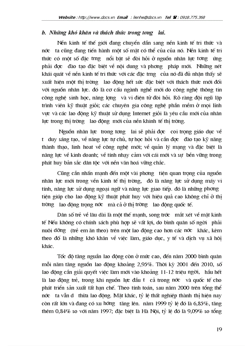image for page Sự phát triển nguồn nhân lực vai trò của nó với sự nghiệp CNH HĐH và với nền kinh tế tri thức ở nước ta thực trạng và thách thức