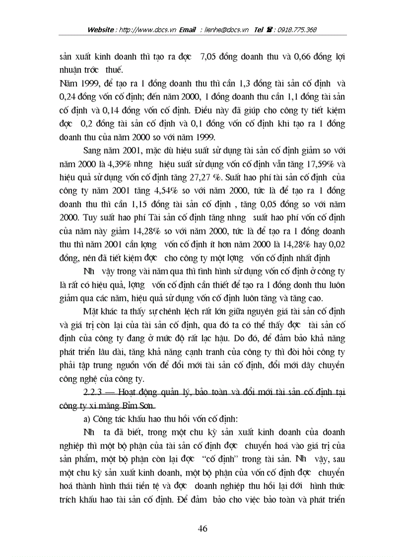 image for page Giải pháp nâng cao hiệu quả sử dụng vốn tại công ty xi măng bỉm sơn