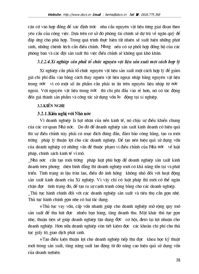 image for page Một số giải pháp nâng cao hiệu quả sử dụng vốn tại Xí nghiệp in Hậu Cần
