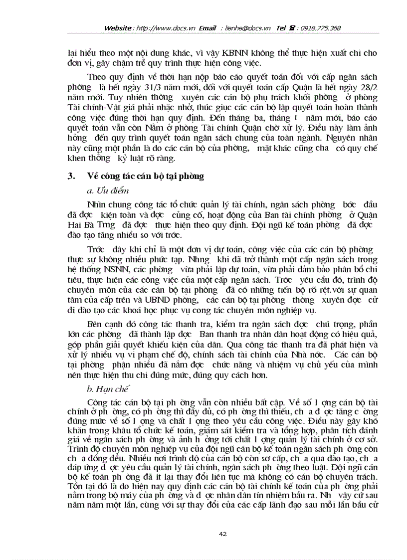image for page Một số giải pháp nhằm tăng cường công tác quản lý ngân sách Nhà nước cấp phường trên địa bàn quận Hai Bà Trưng