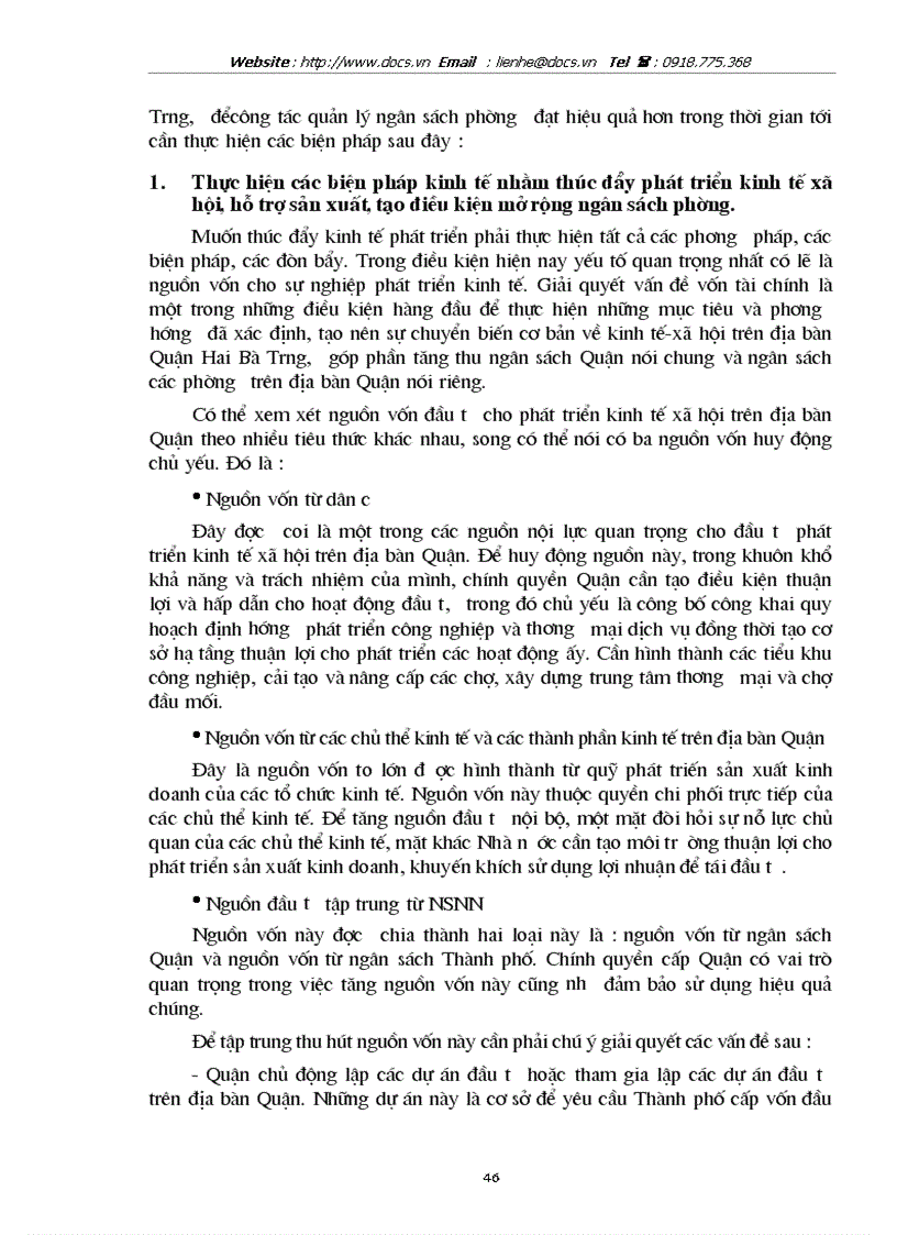 image for page Một số giải pháp nhằm tăng cường công tác quản lý ngân sách Nhà nước cấp phường trên địa bàn quận Hai Bà Trưng