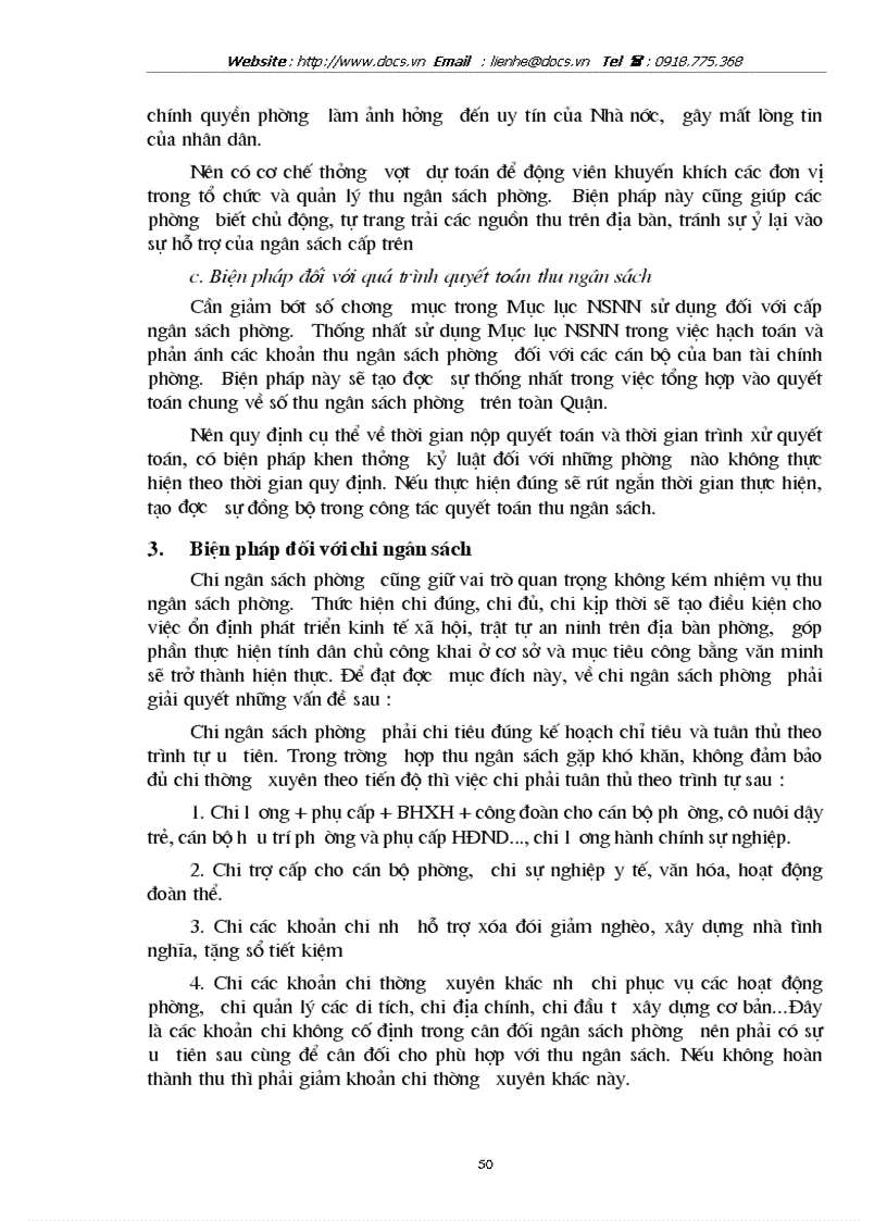 image for page Một số giải pháp nhằm tăng cường công tác quản lý ngân sách Nhà nước cấp phường trên địa bàn quận Hai Bà Trưng