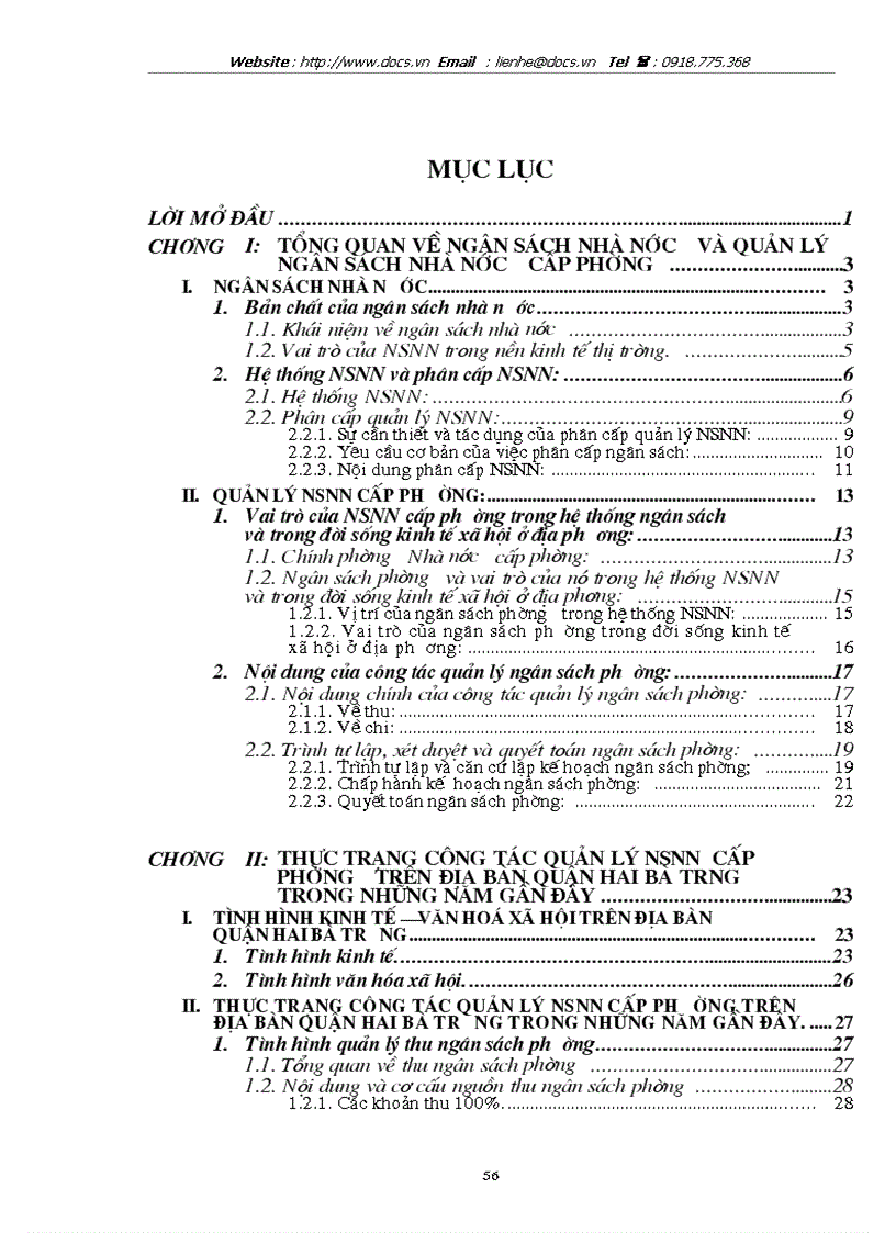 image for page Một số giải pháp nhằm tăng cường công tác quản lý ngân sách Nhà nước cấp phường trên địa bàn quận Hai Bà Trưng