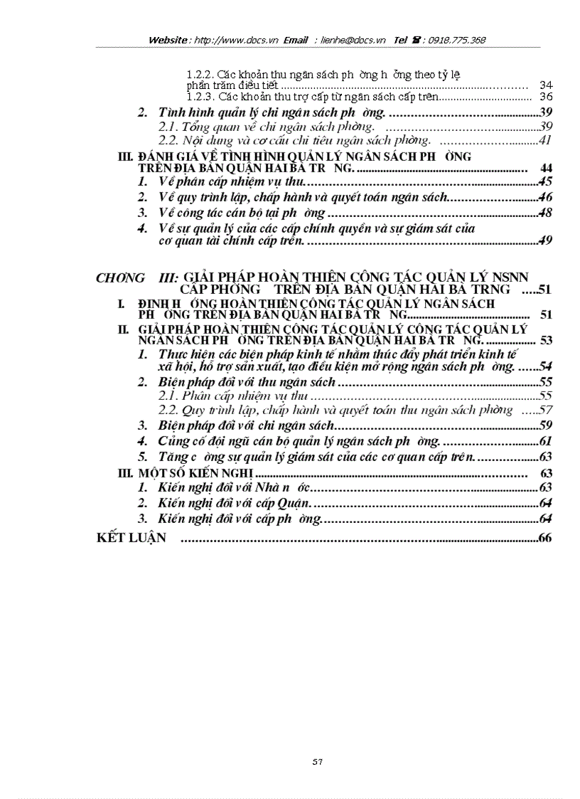 image for page Một số giải pháp nhằm tăng cường công tác quản lý ngân sách Nhà nước cấp phường trên địa bàn quận Hai Bà Trưng