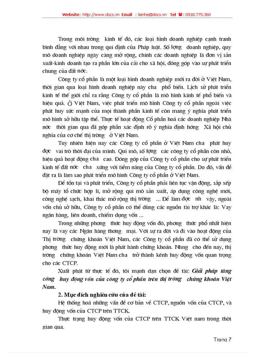 image for page Giải pháp tăng cường huy động vốn của công ty cổ phần trên thị trường chứng khoán Việt Nam