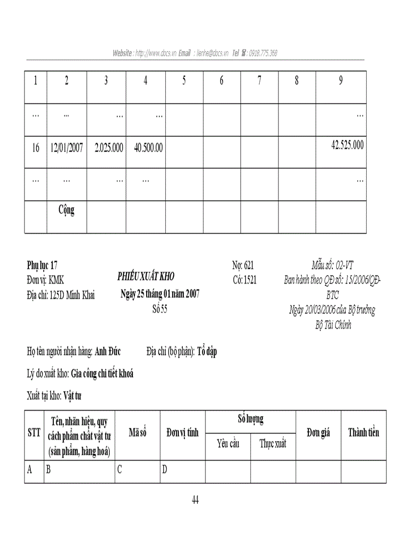image for page Hoàn thiện công tác kế toán nguyên vật liệu tại công ty cổ phần khoá Minh Khai