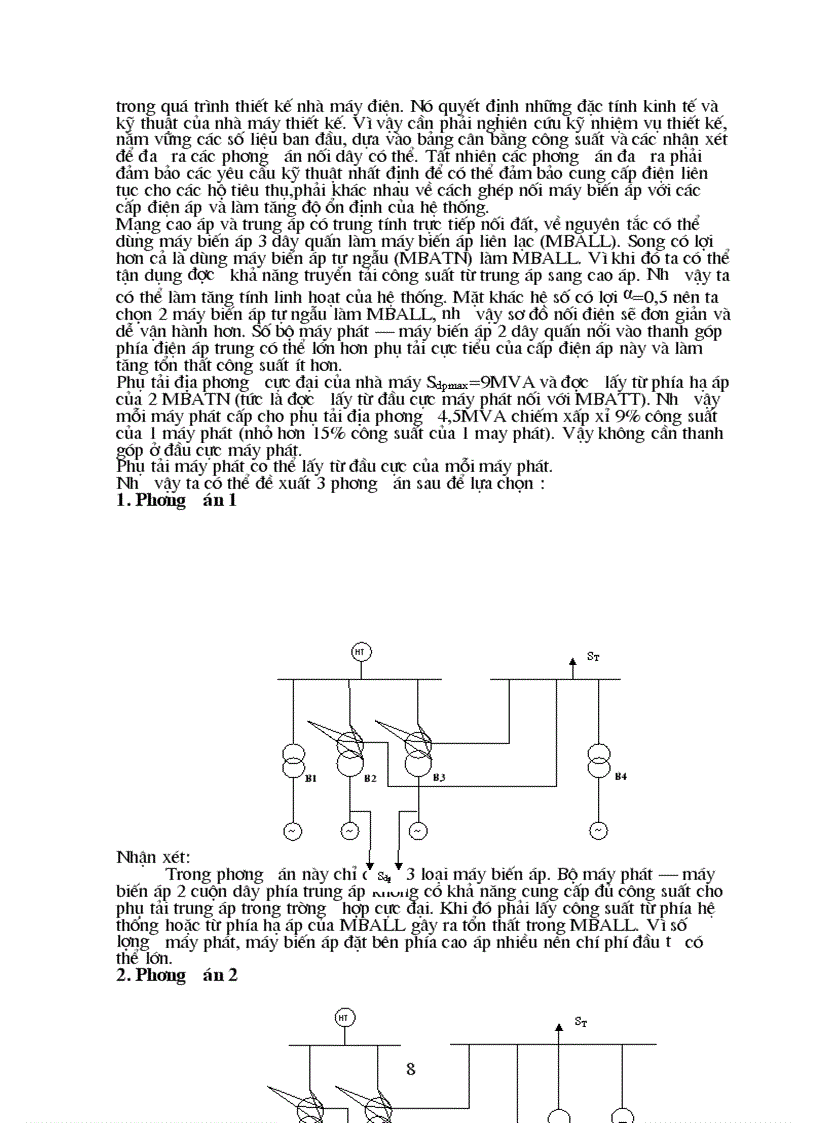 image for page Tính toán phụ tải và cân bằng công suất