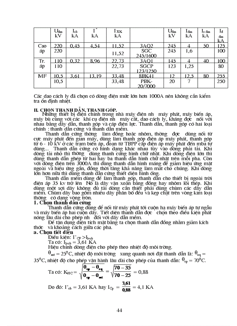 image for page Tính toán phụ tải và cân bằng công suất