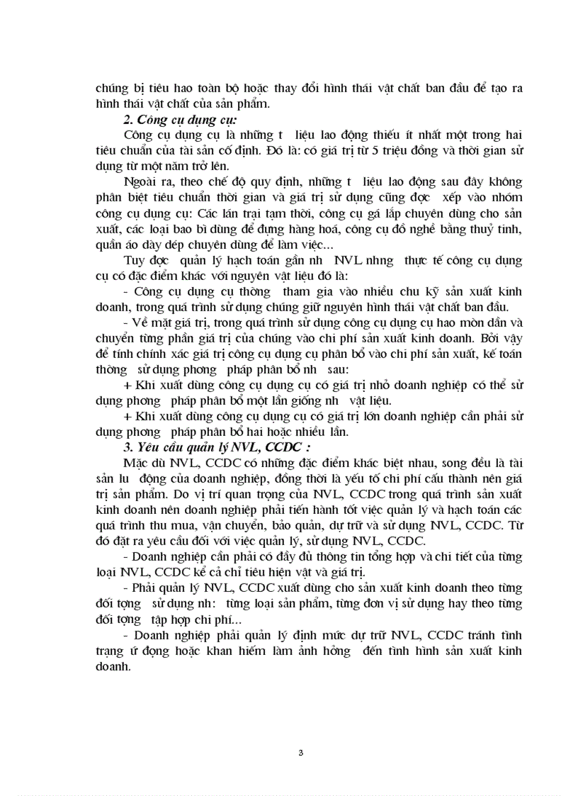 image for page Ổchức hạch toán nguyên vật liệu công cụ dụng cụ tại Công ty Thiết bị đo điện