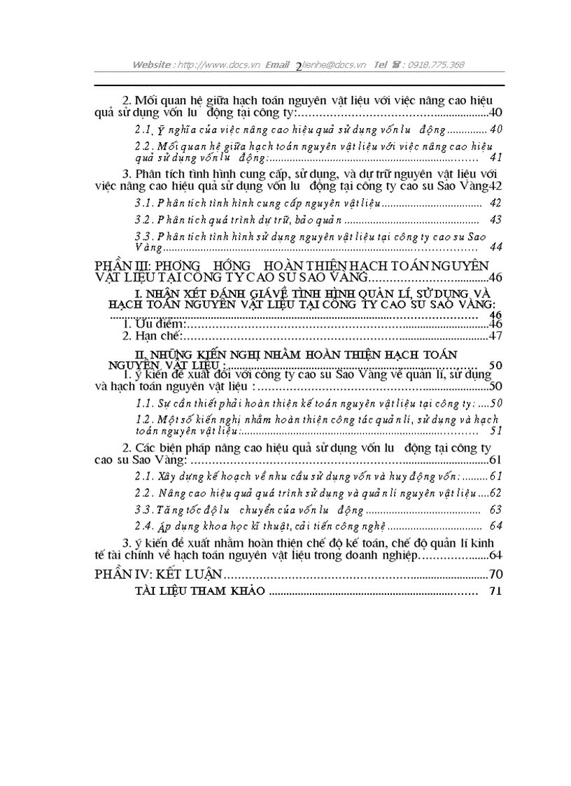 image for page Hạch toán nguyên vật liệu với việc nâng cao hiệu quả sử dụng vốn lưu động tại công ty cao su Sao Vàng