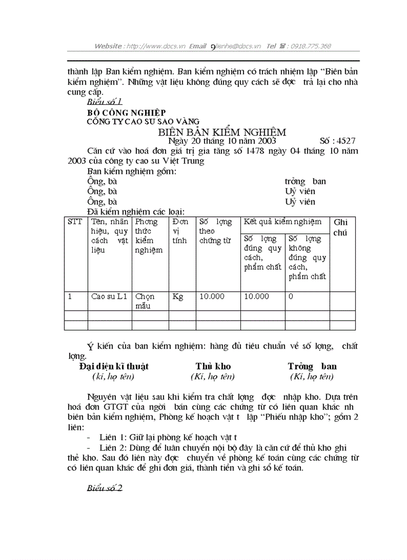 image for page Hạch toán nguyên vật liệu với việc nâng cao hiệu quả sử dụng vốn lưu động tại công ty cao su Sao Vàng