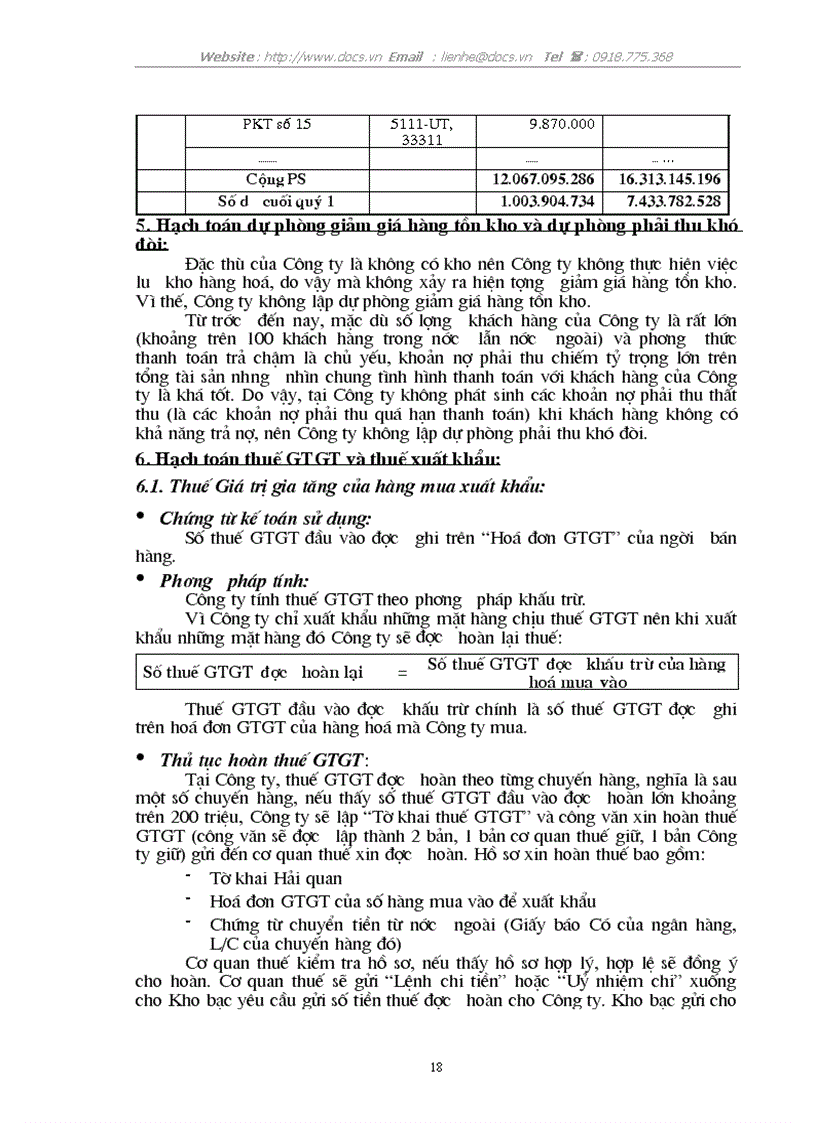 image for page Thực trạng và giải pháp hoàn thiện hạch toán lưu chuyển hàng hoá xuất khẩu và xác định kết quả tiêu thụ hàng xuất khẩu tại Cty XNK Thiết bị toàn bộ