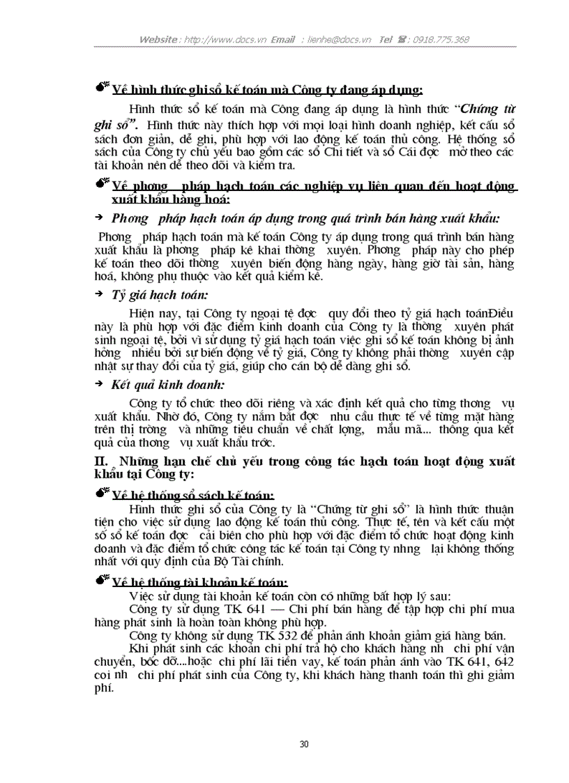 image for page Thực trạng và giải pháp hoàn thiện hạch toán lưu chuyển hàng hoá xuất khẩu và xác định kết quả tiêu thụ hàng xuất khẩu tại Cty XNK Thiết bị toàn bộ
