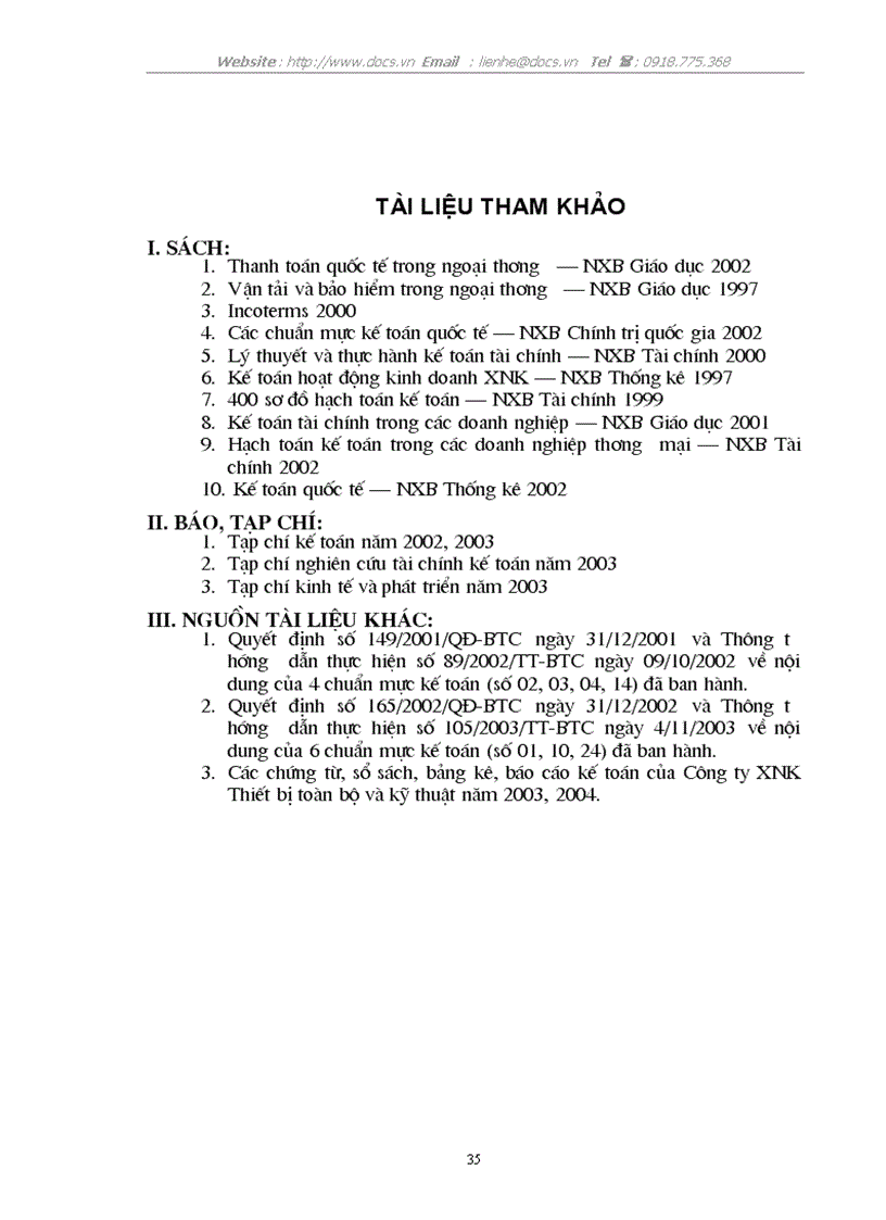 image for page Thực trạng và giải pháp hoàn thiện hạch toán lưu chuyển hàng hoá xuất khẩu và xác định kết quả tiêu thụ hàng xuất khẩu tại Cty XNK Thiết bị toàn bộ