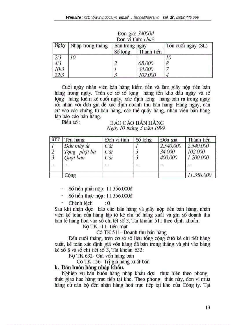 image for page Báo cáo thực tập tổng hợp tại Công ty Xuất nhập khẩu và Đầu tư IMEXIN