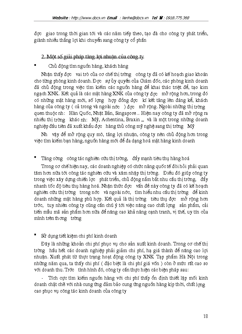 image for page Báo cáo tổng hợp tại công ty xuất nhập khẩu Tạp phẩm Hà Nội TOCONTAP