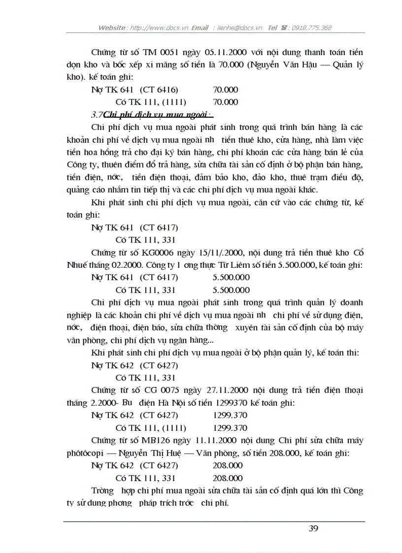 image for page Tổ chức hạch toán chi phí doanh thu và kết quả của khối lượng hàng hoá kinh doanh trong kỳ nhằm nâng cao hiệu quả kinh doanh ở Công ty Vật tư Kỹ thuậ