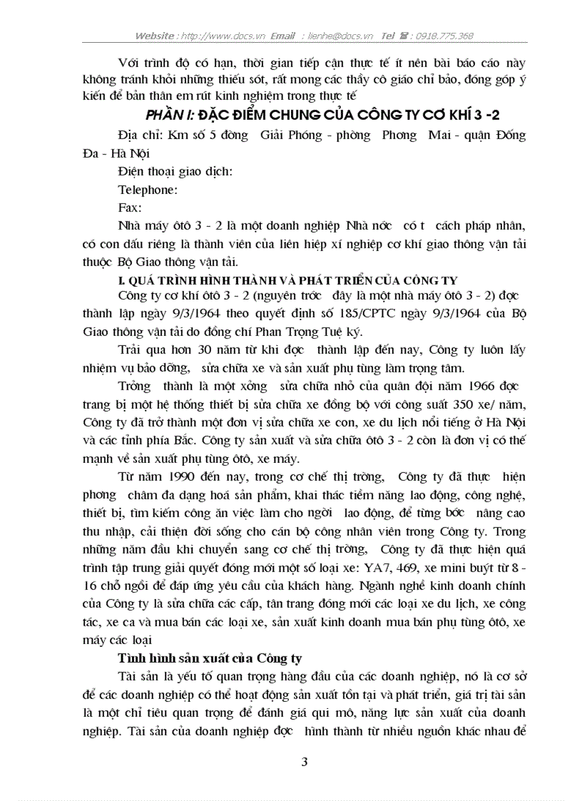 image for page Công tác hoạch toán kế toán tại C ty cơ khí ô tô 3 2 lt KTTH gt