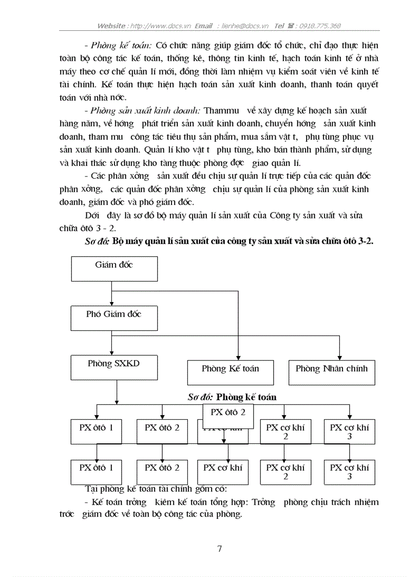 image for page Công tác hoạch toán kế toán tại C ty cơ khí ô tô 3 2 lt KTTH gt
