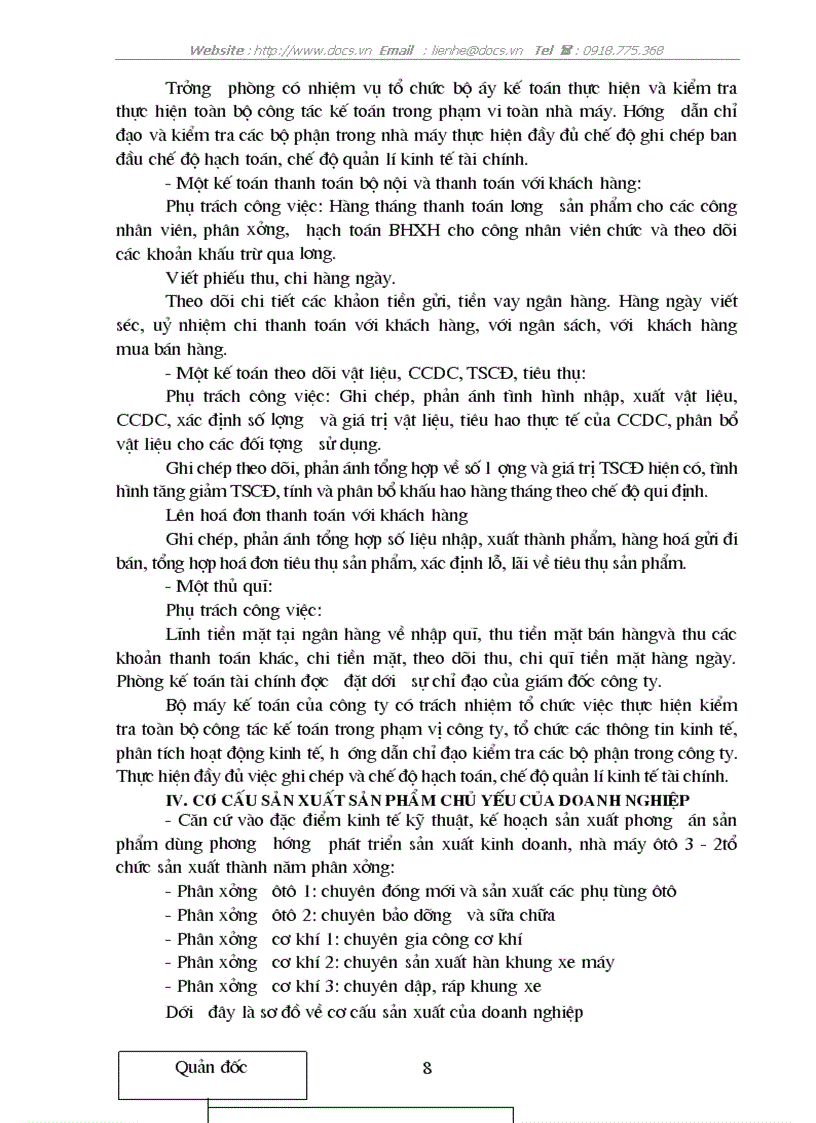 image for page Công tác hoạch toán kế toán tại C ty cơ khí ô tô 3 2 lt KTTH gt