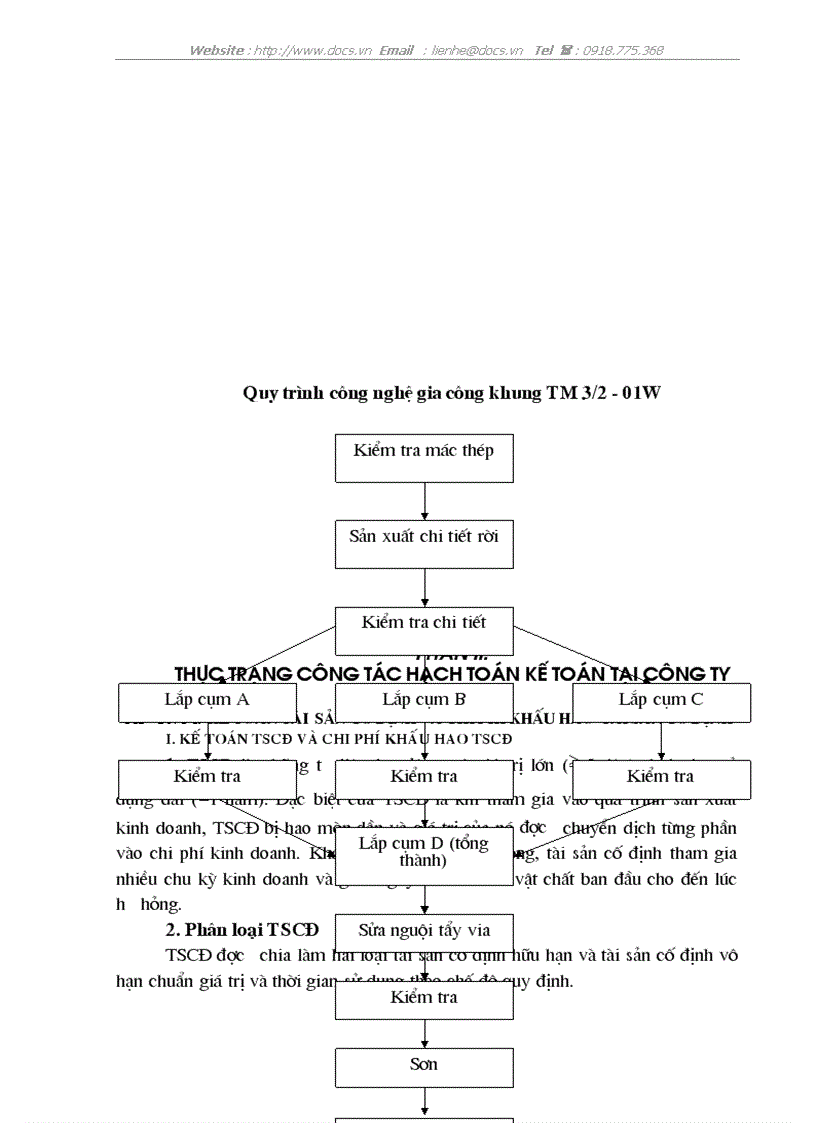 image for page Công tác hoạch toán kế toán tại C ty cơ khí ô tô 3 2 lt KTTH gt