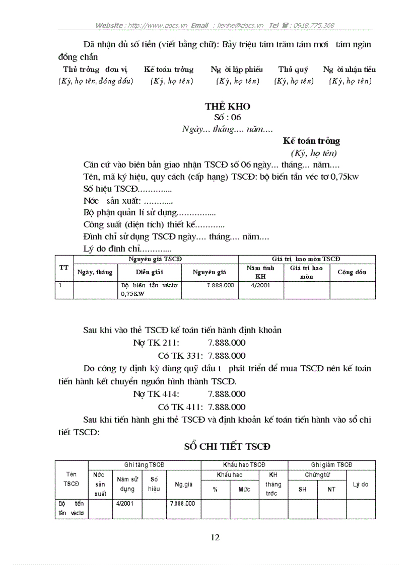 image for page Công tác hoạch toán kế toán tại C ty cơ khí ô tô 3 2 lt KTTH gt