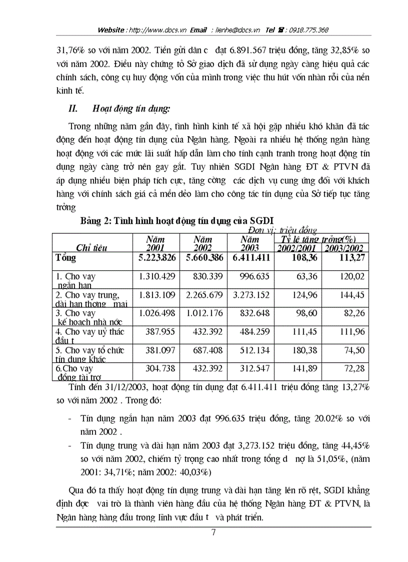 image for page Báo cáo tổng hợp Sở GDI Ngân hàng ĐT PTVN