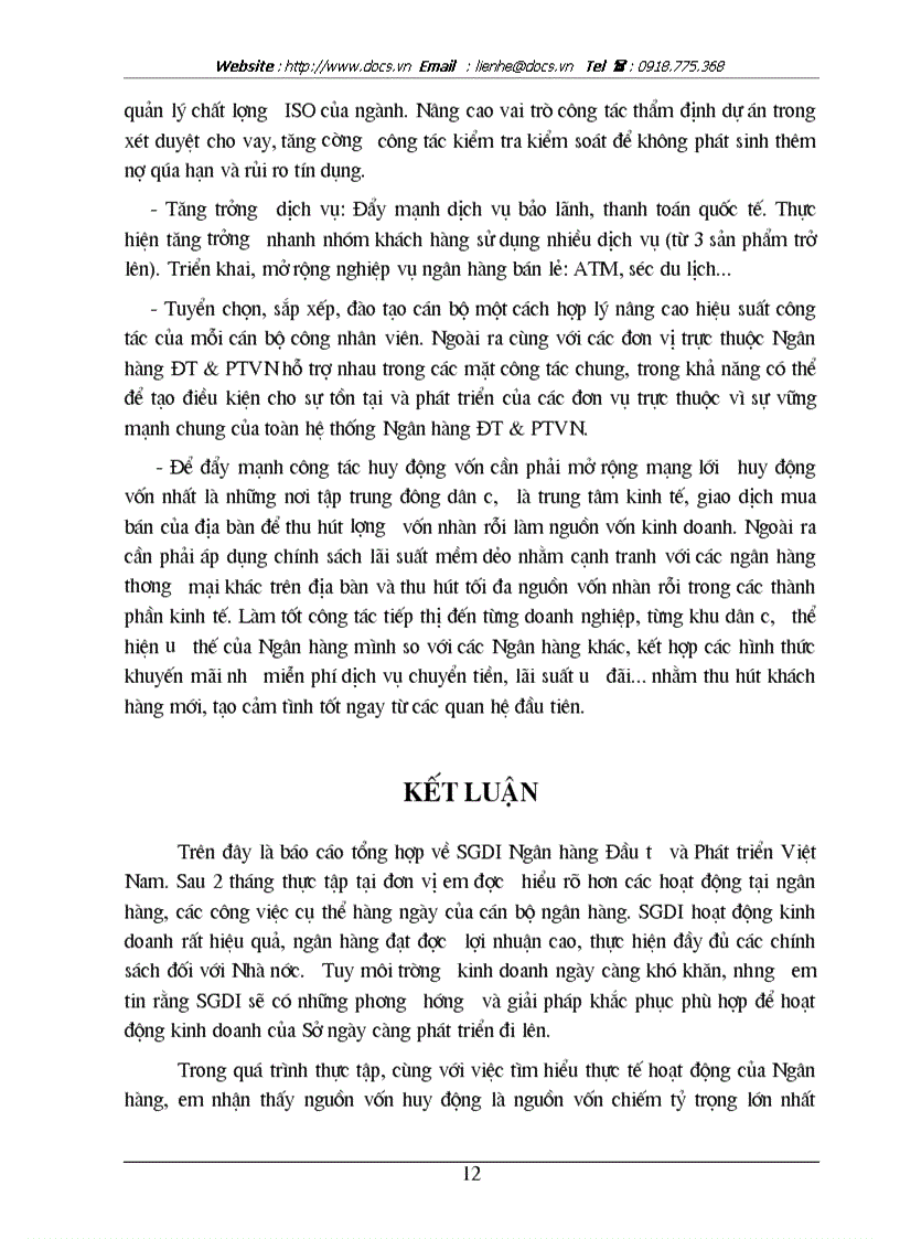 image for page Báo cáo tổng hợp Sở GDI Ngân hàng ĐT PTVN