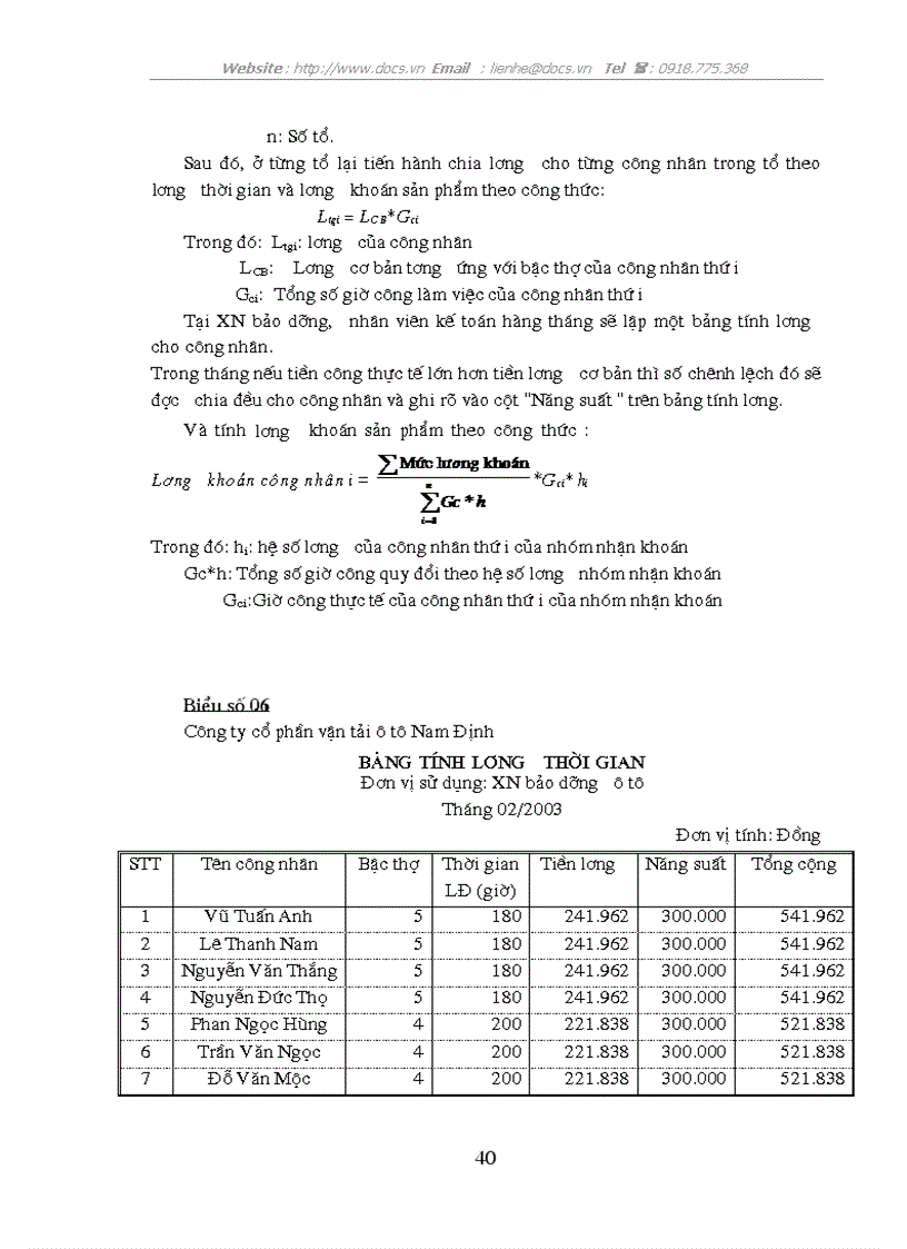 image for page Hoàn thiện công tác kế toán tập hợp chi phí sửa chữa và tính giá thành dịch vụ sửa chữa ở công ty cổ phần vận tải ô tô Nam Định