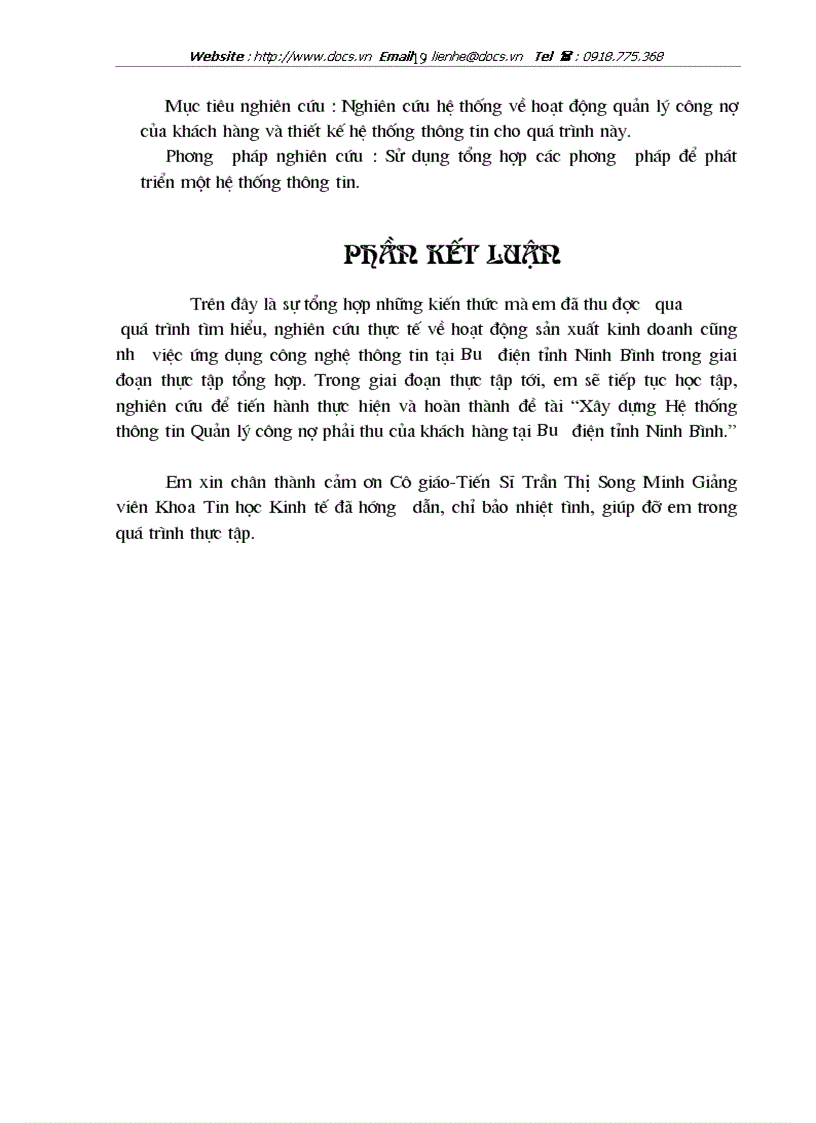 image for page Báo cáo tổng hợp Bưu Điện tỉnh Ninh Bình