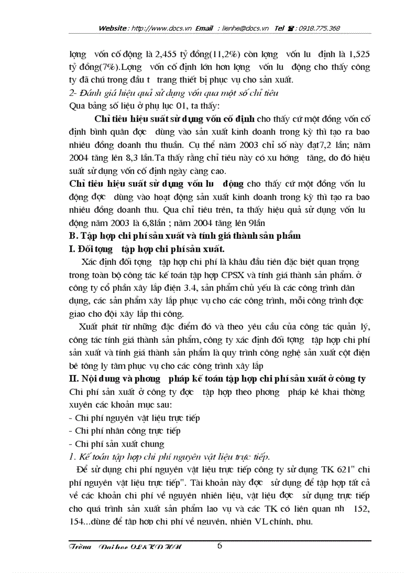 image for page Báo cáo tổng hợp tại Công ty cổ phần xây lắp điện 3 4 Nghệ An