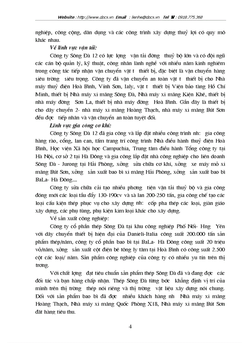 image for page Lợi ích của việc ứng dụng tin học tại Công ty Sông Đà 12