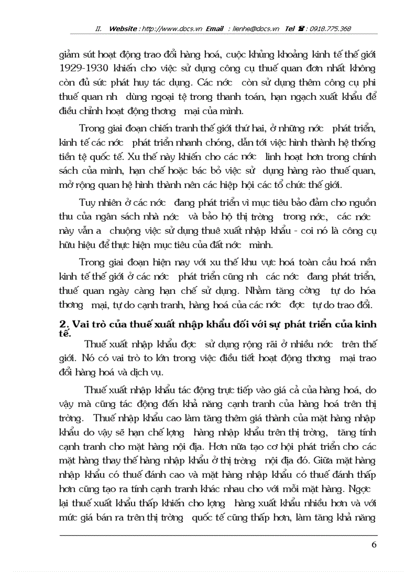 image for page Thuế xuất nhập khẩu và hiện tượng thất thu thuế nhập khẩu ở Việt nam hiện nay